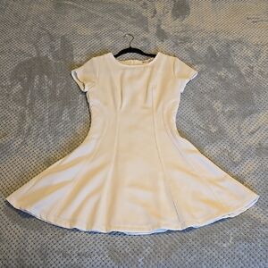 Elegant White A-Line Dress